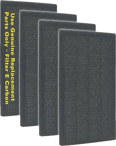 Vista 3 de GermGuardian Repuesto de filtro de carbono genuino para uso con filtro FLT400 E para purificadores de aire de la serie AC400, paquete de 4 FLT11CB4