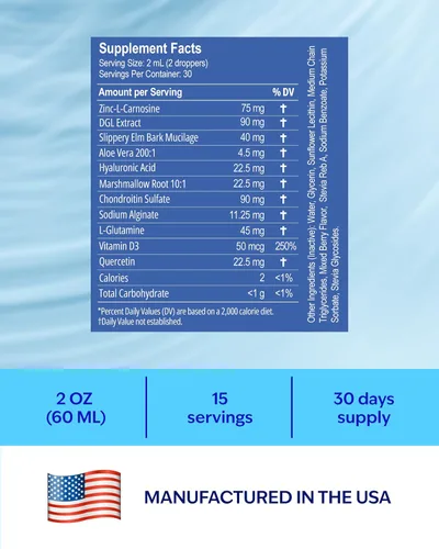 Vista 2 de EsoRepair Nano - Suplementos nano para la salud esofágica para hombres y mujeres - Comodidad digestiva, alivio de acidez estomacal y curación