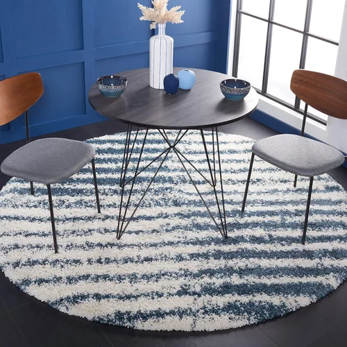 Vista 17 de SAFAVIEH Hudson Shag Collection - Alfombra para pasillo, 2 pies 3 pulgadas x 8 pies, color gris y marfil, diseño abstracto moderno, no desprende