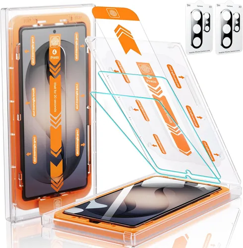 Vista 10 de Paquete de 2+2 protectores de pantalla de privacidad para iPhone 17