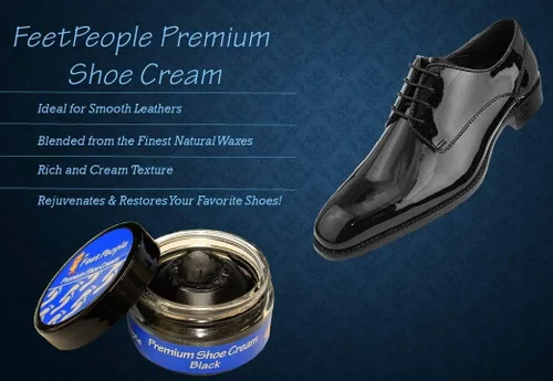 Vista 2 de FeetPeople Crema prémium para zapatos de 1.5 onzas, paquete de 2, varios