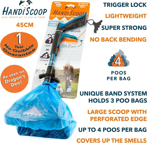 Vista 2 de Easy Walking Pooper Scooper, 15.7 in corto