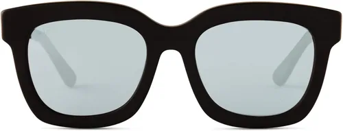 Vista 3 de DIFF Carson Designer - Gafas de sol cuadradas de gran tamaño para mujer, 100% UVAUVB polarizadas, color negro