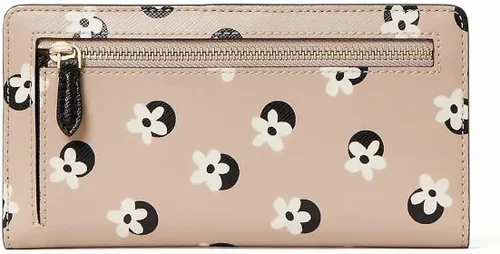 Vista 6 de Kate Spade - Juego de bolso de mano y cartera con diseño floral blanco, multicolor neutro, Multi neutro