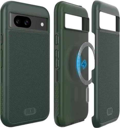 Vista 37 de TUDIA MergeGrip [Compatible con Magsafe] Funda para Google Pixel 7a 2023, [Probada contra caídas de grado militar] Borde elevado para protección