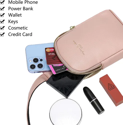 Vista 4 de INICAT - Bolso bandolera pequeño para mujer, hombre, adolescente y niñas, riñonera