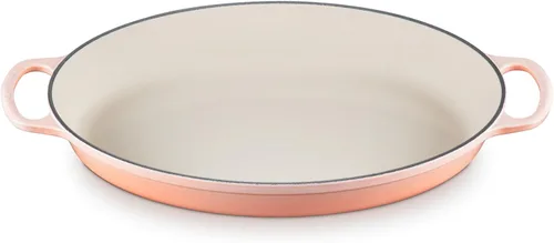 Vista 16 de Le Creuset - Cacerola ovalada de hierro fundido esmaltado Signature, 3 cuartos, modelo Caribbean