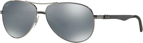 Vista 3 de Ray Ban RB8313 004K6 2.283 in Gafas de sol - Tamaño: 61- 13- 140 - Color: Gris, plateado