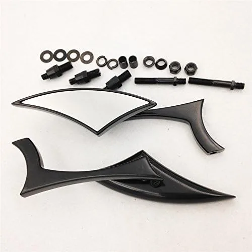 Vista 3 de XKH - Mini espejos para Harley Davidson Sportster Dyna Softail