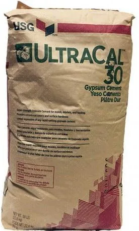 Vista 3 de Ultracal 30 Polvo de yeso para fundición de moldes, paisajes, dioramas y odontología, también para fabricación de modelos y juegos (15 libras)