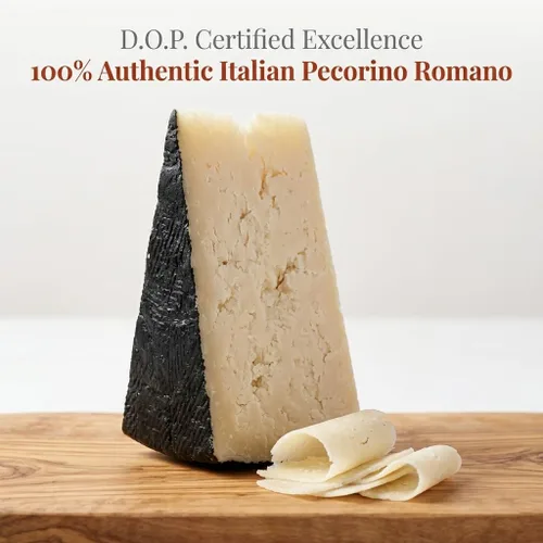 Vista 2 de Queso italiano Pecorino Romano D.O.P. de Alma Gourmet - 4.5 libras a 5 libras aprox.