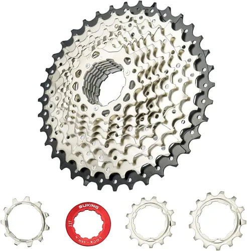 Vista 29 de CYSKY Casete de 11 velocidades 11-25T/11-28T/11-32T/11-36T/11-40T/11-42T/11-46T/11-50T/11-52T Compatible con Shimano/Sunrace/Sram Bike Freewheel