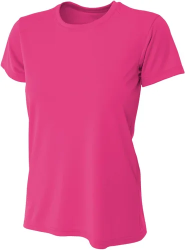 Vista 5 de A4 Camiseta Crew de rendimiento refrescante para mujer Naranja (Athletic Orange)