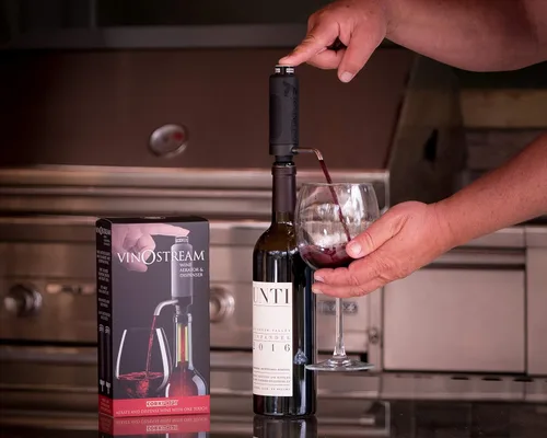 Vista 3 de Cork Pops Aireador y dispensador de vino Vinostream 2 en 1 de 9