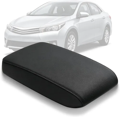 Vista 11 de AOMSAZTO Fundas para reposabrazos de consola central marfil para Corolla Toyota 2014-2019