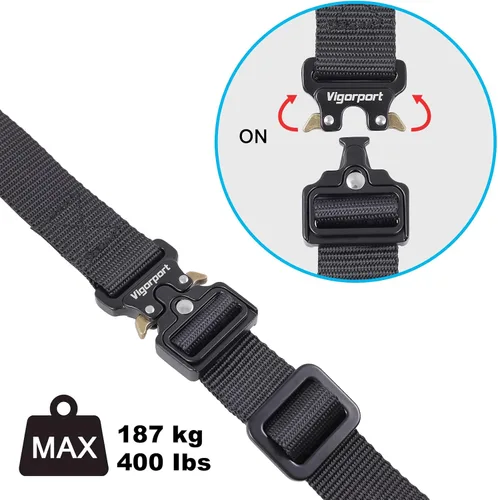 Vista 2 de Vigorport Correas de equipaje, correas de conector de equipaje para maletas, añade una bolsa y conecta tus 2 maletas juntas, accesorios de fijación