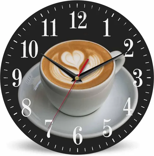 Vista 16 de Mxocom Reloj de pared de mariposa azul con grandes alas, mariposa volando a través del cielo estrellado, reloj silencioso sin tictac de 10 pulgadas