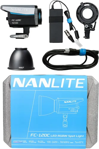 Vista 2 de NANLITE Foco LED RGBW a todo color FC-120C