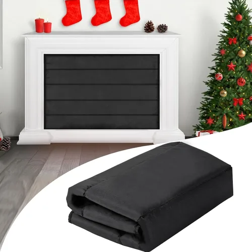 Vista 8 de Manta magnética para chimenea para pérdida de calor, cubiertas de chimenea para interiores, mantiene las corrientes de aire fuera, detiene