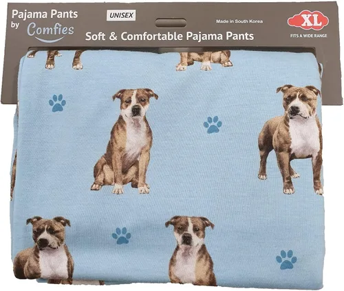 Vista 2 de E&S IMPORTS Pit Bull - Pijama unisex de mezcla de algodón ligero, súper suave y cómodo, perfecto para regalos de Pit Bull