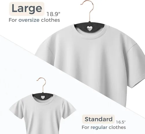 Vista 3 de Perchas de terciopelo para ropa, paquete de 30 unidades sin protuberancias ultrafinas que ahorran espacio, gancho giratorio de 360 grados resistente