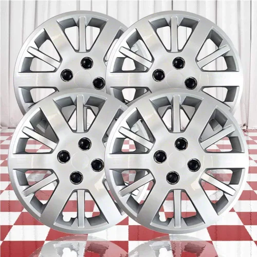 Vista 4 de Juego de 4 tapacubos cromados atornillados de 15 pulgadas para Chevy Cobalt 2009-2010