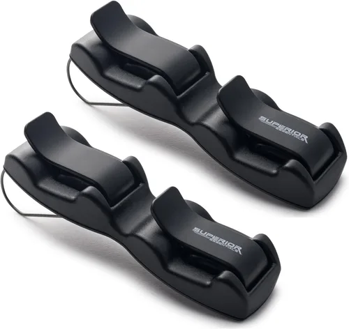Vista 9 de Soporte para lentes de sol para visera de automóvil, soporte para gafas de sol y clips para tarjetas de boletos, accesorios para visera