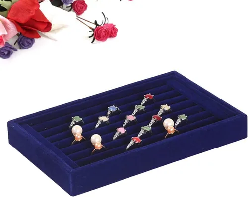 Vista 5 de Shlutesoy - Organizador de anillos, color morado, Azul, 1