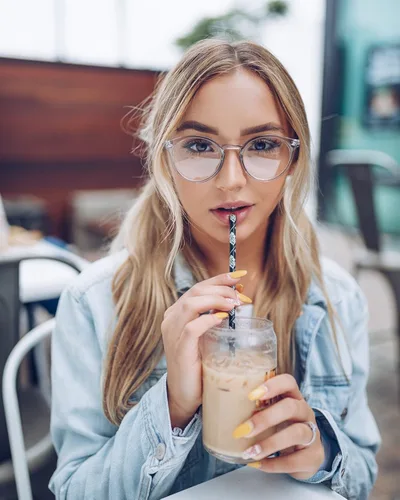 Vista 7 de WearMe Pro - Gafas redondas transparentes con marco transparente