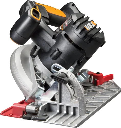Vista 7 de Worx WX530L 20V Power Share ExacTrack 6.5" Sierra circular inalámbrica