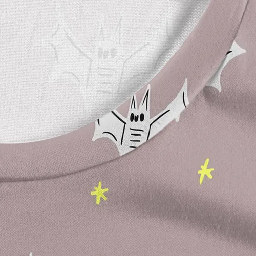 Vista 5 de Vestido de manga larga holgado con estampado de disfraces de Halloween para mujer 2022