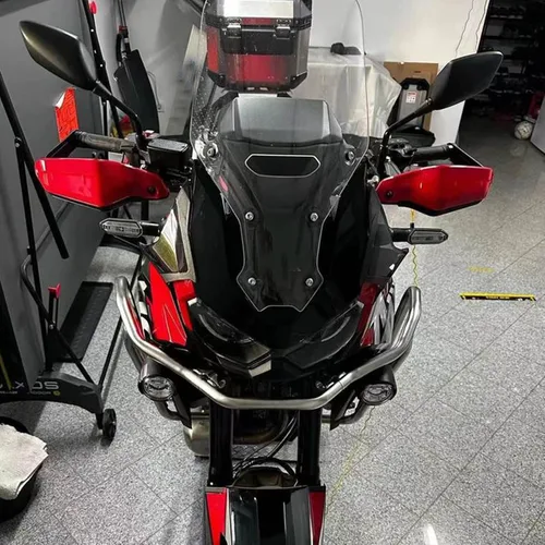 Vista 3 de Protectores de mano para motocicleta, protectores de mano para manillar H-onda CRF1100L Africa Twin Adventure Sports X-ADV 750 Parts 2021 2022 2023