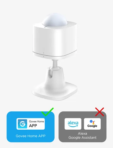Vista 5 de GoveeLife Sensor de Movimiento, Control de Grupo para Dispositivos Ilimitados, Sensor de Contacto Mini Inalámbrico para Automatización de Hogar