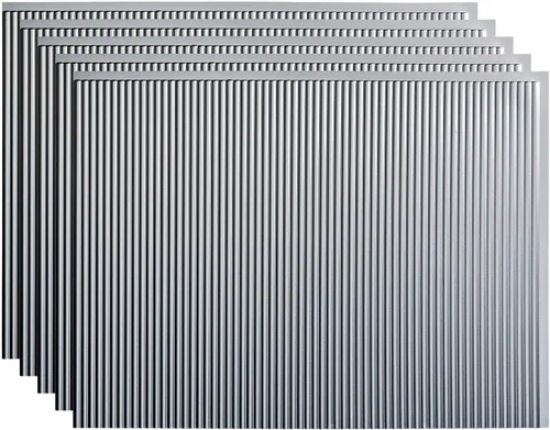 Vista 22 de FASÄDE Panel decorativo de mosaicos de vinilo en bermuda bronce (muestra de 6x6 pulgadas)