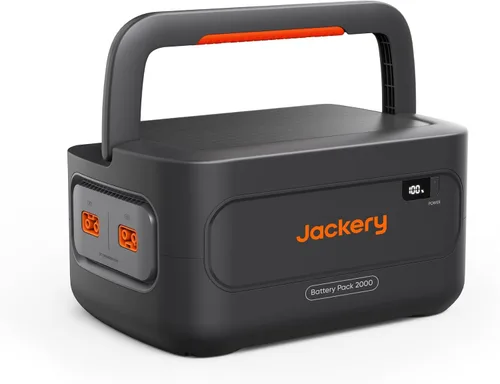 Vista 10 de Jackery HomePower 2000 Plus v2 Power Station, 2048Wh, salida de CA de 2400