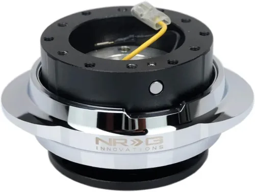 Vista 6 de NRG Innovations NRG-SRK-220BK GEN 2.2 Adaptador de liberación rápida para volante, 6 agujeros y patrones de pernos 6x70 y 6x74mm Cuerpo negro/anillo