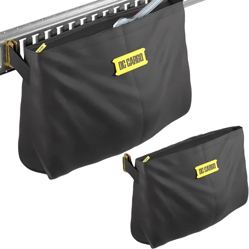 Vista 9 de DC Cargo Mall E-Track Bolsa de almacenamiento para remolques, bolsa de lona resistente de 14 x 24 pulgadas con cremallera, capacidad de peso de 50