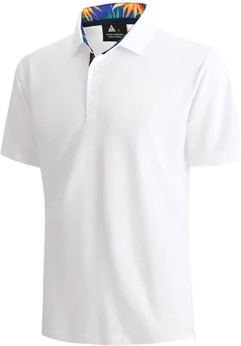 Vista 3 de ZITY Camiseta polo de manga corta para hombre para golf tenis