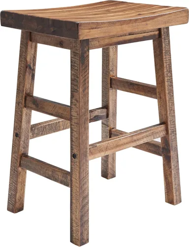 Vista 10 de [Usado] Alaterre Furniture Durango - Juego de 2 taburetes de bar de altura
