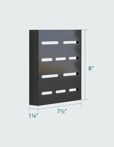 Vista 4 de Soporte para cuchillos de pared de cocina, almacenamiento de cuchillos debajo del gabinete, organizador de cuchillos para puerta de gabinete
