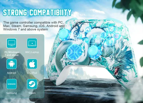 Vista 2 de Need to Upgrade LED Wireless Controller Replacement for Xbox One Controller, Custom Cool Flash Controller for Xbox, Xbox Series XS, Xbox One XS
