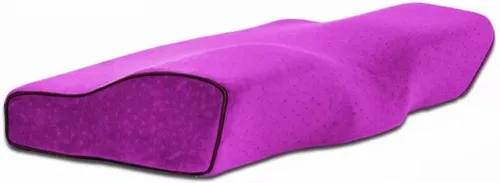 Vista 8 de Almohadas de espuma viscoelástica, gel refrescante, almohada ortopédica cervical para dolor de cuello, tamaño ergonómico estándar con funda lavable