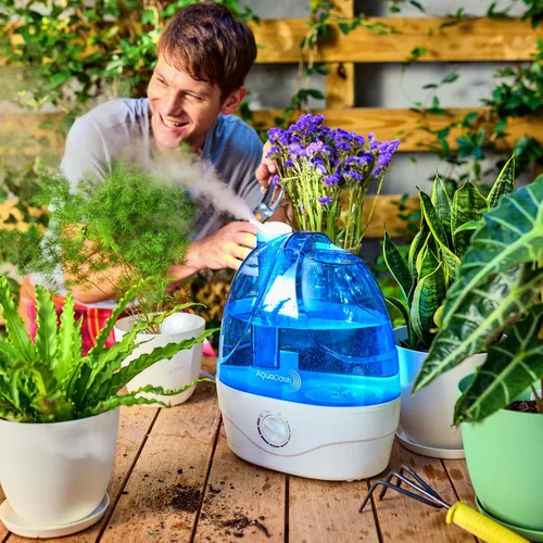 Vista 6 de AquaOasis® Humidificador de niebla fría (tanque de agua de 6 litros), humidificadores ultrasónicos silenciosos para dormitorio y habitación grande
