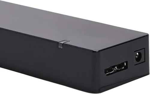 Vista 3 de Amazon Basics USB 3.0, HUB de 10 puertos con adaptador de CA, negro