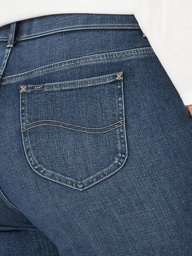 Vista 5 de Lee Pantalones de mezclilla de pierna recta Ultra Lux de talle medio para mujer
