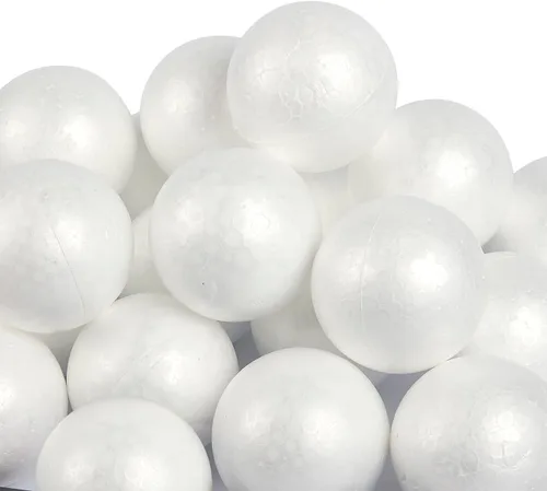 Vista 8 de LOMIMOS 300 bolas de espuma blanca de 1 pulgada, mini bolas blancas para manualidades y proyectos escolares, suministros de fabricación