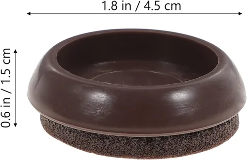 Vista 4 de Cabilock Protectores de suelo para patas de sofá, 10 unidades, almohadillas de fieltro, tazas para sillas mecedoras, protector de piso de madera dura