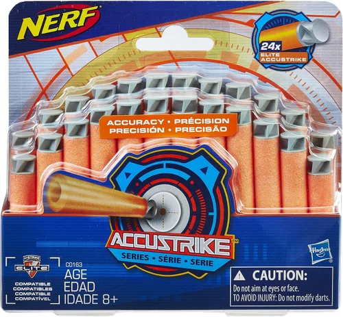 Vista 2 de Pistolas de agua oficiales Series de paquetes de recarga de Nerf N-Strike Elite con 24-dardos.