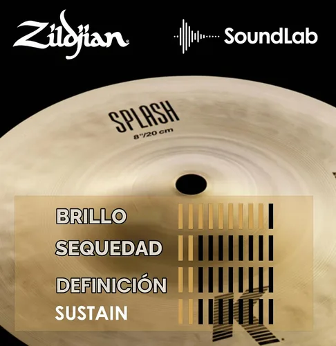 Vista 5 de Zildjian K0857 8" K Splash Platillo