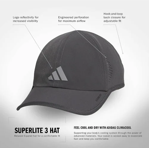Vista 35 de Adidas Superlite, Gorras Atléticas, Sombrero de running Hombre